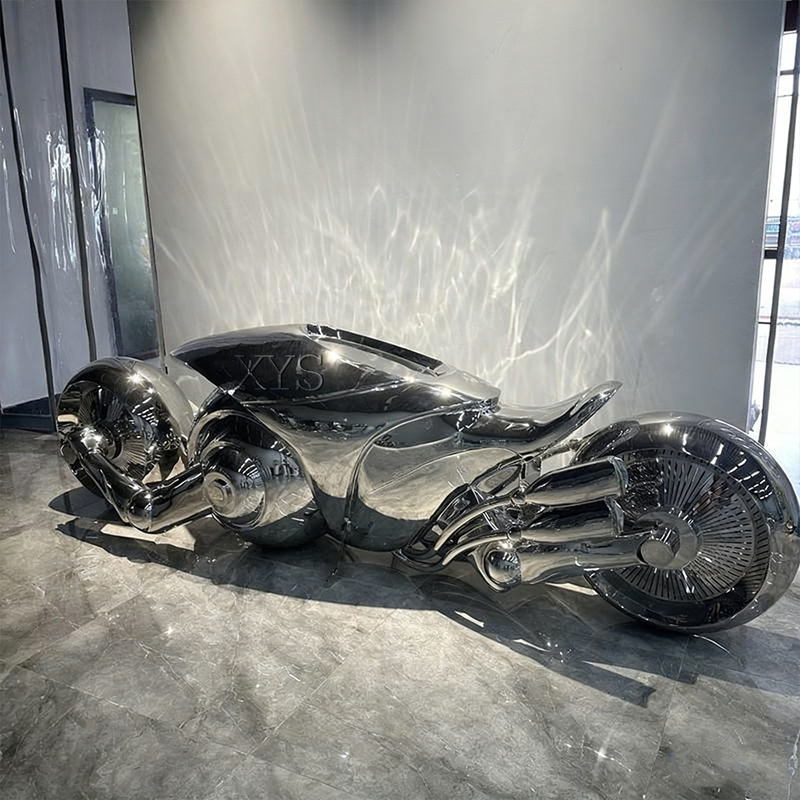 Escultura de motocicleta Full Throttle Future Mirror Concept