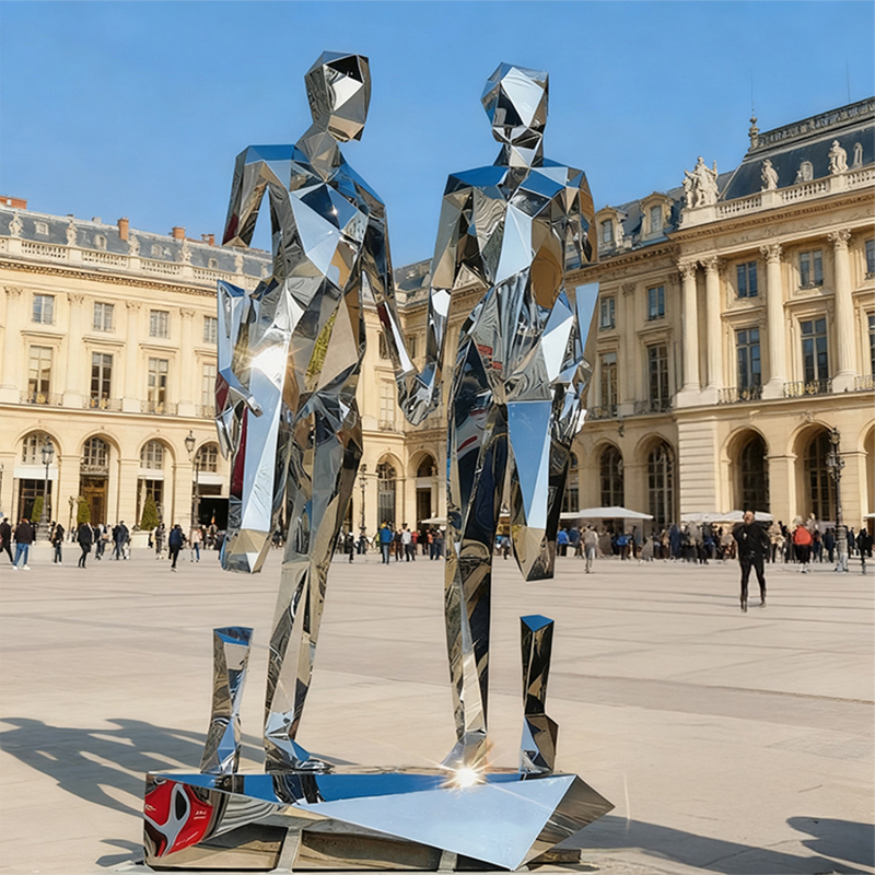 ¿Qué hace que el acero inoxidable sea la opción más atractiva para la escultura moderna?