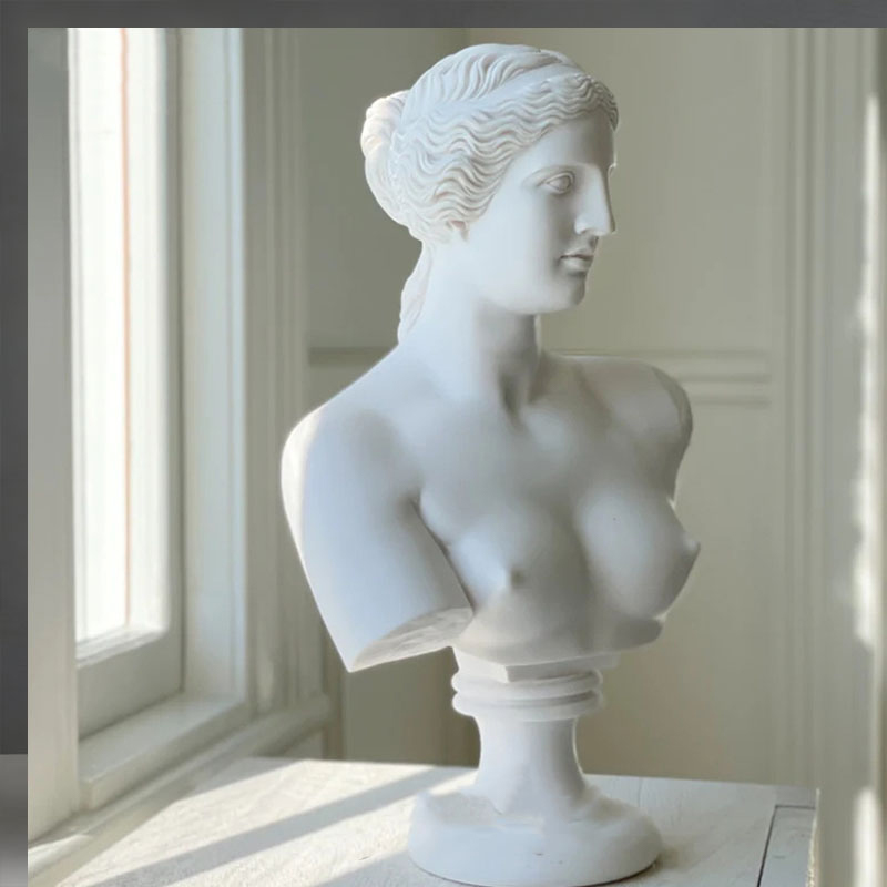 Escultura del busto de Venus