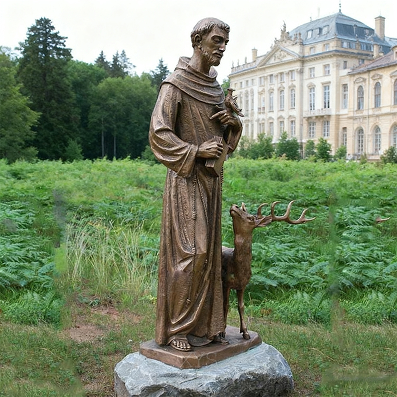 Escultura de bronce de San Francisco