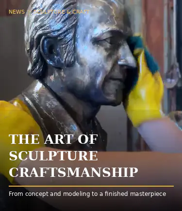 ¿Cómo se fabrica una estatua de retrato familiar de bronce personalizada, desde el modelo de arcilla hasta el bronce acabado?